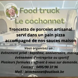 Food truck Le cochonnet Logo